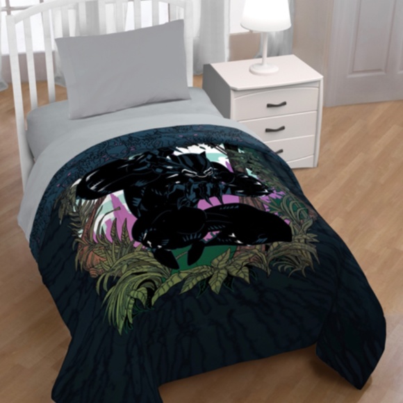 Black Panther DJ Scott Kids 2-Pc Twin/Full Reversible Comforter/Sham Bedding Set - Picture 1 of 5